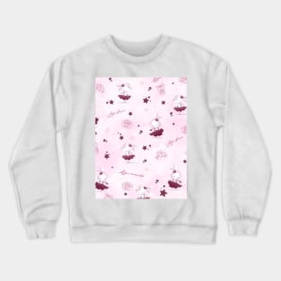 Magic moments with cute bunnies Crewneck Sweatshirt